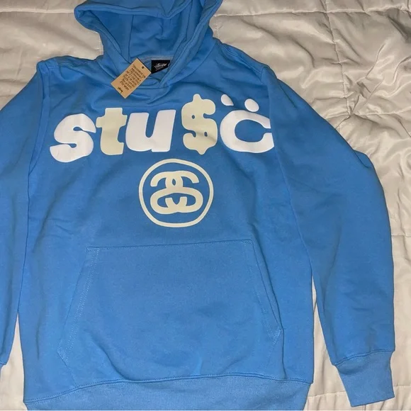 Stussy | Pants | Stussy Cpfm 8 Ballpigment Dyed Hoodieblue | Poshmark